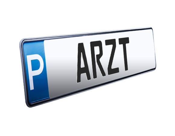 Parkplatzschild mit Wunschtext | Parkplatz Kennzeichen | Wunschkennzeichen  | 151 